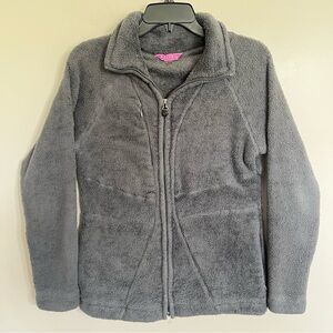 Women’s Soybu Fleece Full Zip Jacket Sweatshirt Size Large Gray